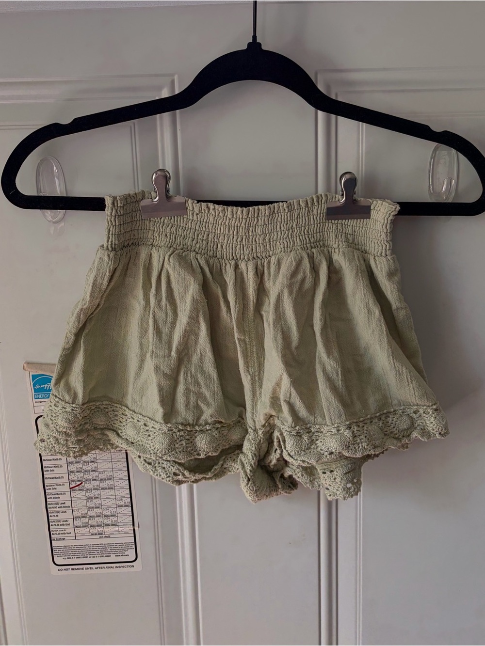 BDG Crochet Trim Smocked Shorts 🌿